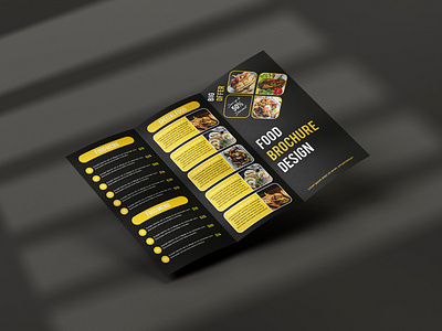 Creative Tri-fold Brochure Design for Restaurants brochure brochure design brochuredesign design food brochure food brochures food broucher design graphic design tri fold brochure design