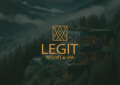 Resort & Spa Logo Design brand brand identity branding graphic design hospitality logo hotel logo logo logo design resort logo