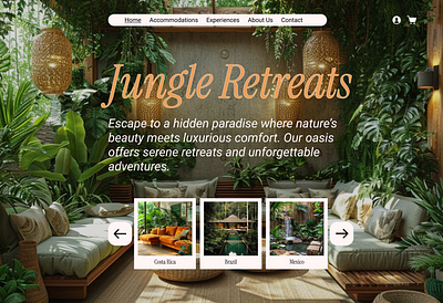 Landing Page design landing page travel travel design travel website ui ui design ux ux design vacation rentals web design