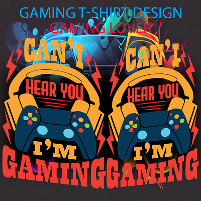 Gaming T-Shirt Design branding day design game gamer gaming gamingcommunity gamingislife gamingontiktok gamingsetups graphic design illustration logo t shirt tshirtdesign typography ui vector