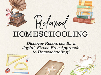 Homeschool September - Christianbook Email beige aesthetic branding calm design email design graphic design homeschool typography watercolor