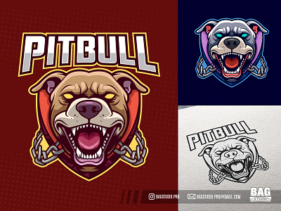 Pitbull Dog Esport Logo esport logo pitbull