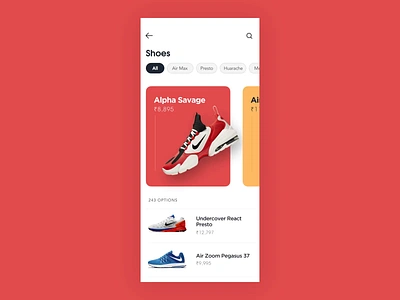 Nike Shoes Animation after effects animation micro interaction ui design