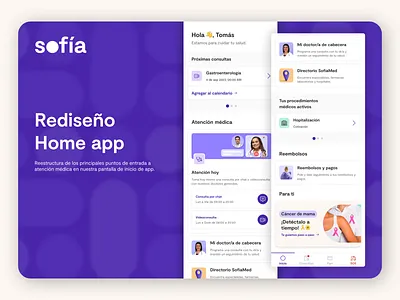 ¡Nueva Home! app design health healthtech interface ui uiux ux web