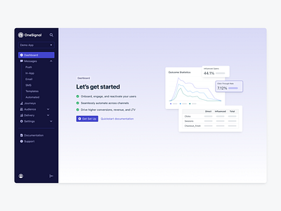 Empty States Refresh customer engagement customer messaging dashboard empty state empty states onesignal