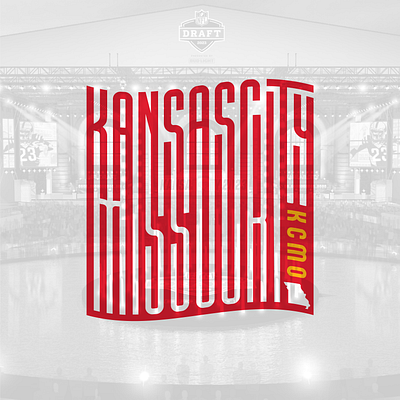 Kansas City Typography handdrawn logo typography