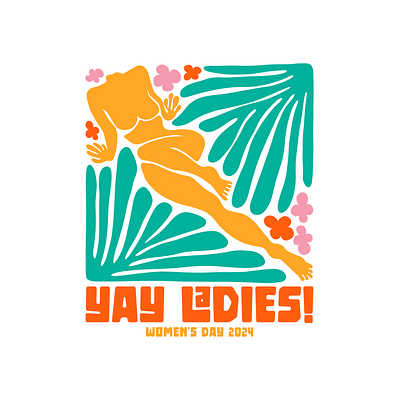 Yay Ladies! graphic design illustration