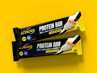 Protein Bar Label branding graphic design protein bar label