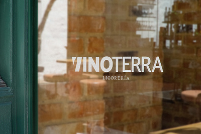 Vinoterra - Liquor Store branding graphic design logo