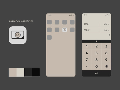 currency converter app design figma logo ui ux