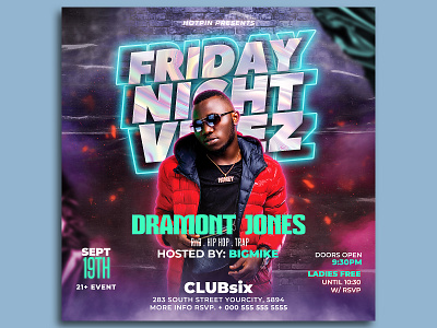 Dj Flyer Template night club