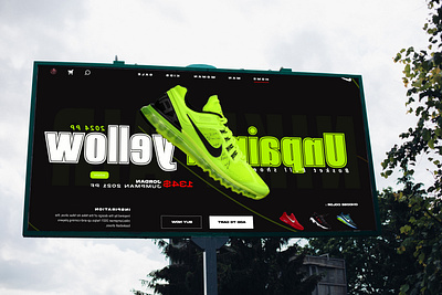 Nike - Shoes UI | Shoes Ecommerce Banner Landing page banner design landing page prototype ui ui ux ux web