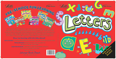 "Letters" Book for Kids book book cover book design cover cover design design graphic design illustration title title design