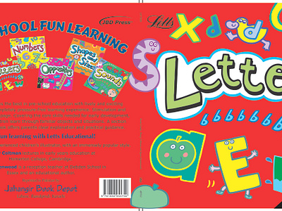 "Letters" Book for Kids book book cover book design cover cover design design graphic design illustration title title design