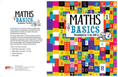 "Maths Basics 1" Book and Book title book book cover book design book title cover cover design design graphic design illustration title title design