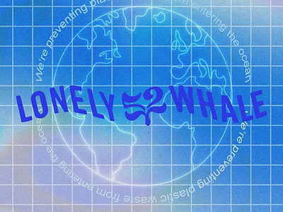 Lonely whale animation branding graphic design