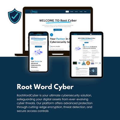 Root Cyber Web Landing page design app design appdesign creativedesign landing page profesional rootcyberweb ui uidesign uiux uiuxdesign webdesign website design