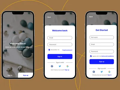 Onboarding page app design design product design uiux