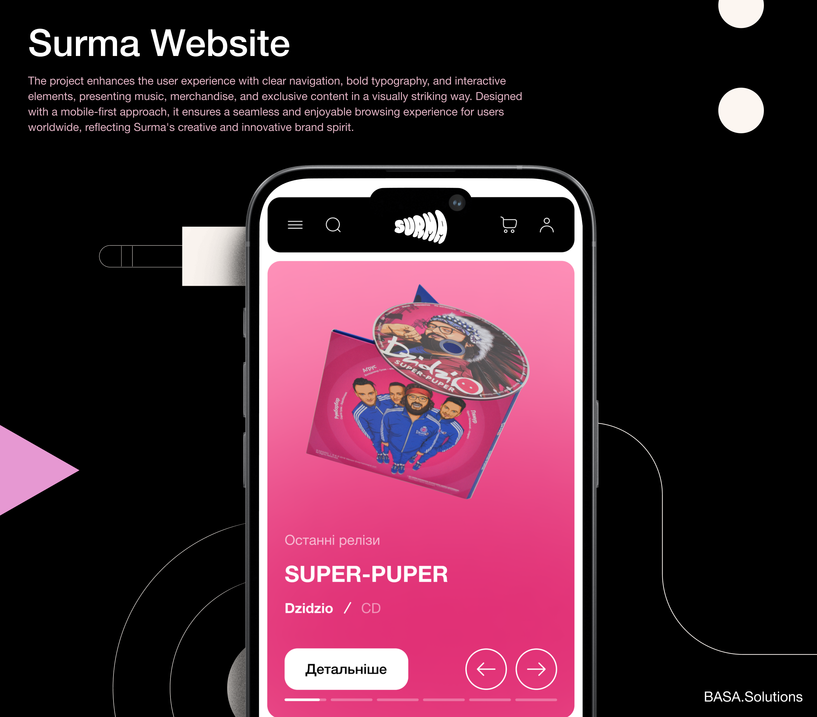 Music e-commerce website in mobile version e commerce mobile mobile version mobile website music music platform ui ux uxui design web design website website design
