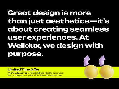 Great design is more than just aesthetics | Welldu branding dark design figma homepage illustration landing page ui uiux welldux