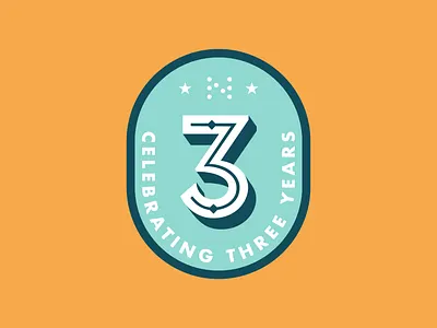 Badges for an internal conference illustration