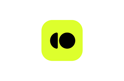 COCO app brand bright fun hyper icon logo minimal shape social type video