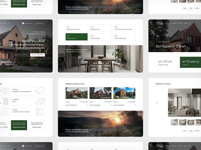 Yard Village - Website Design & Web Development cottage design house real estate ui ux village web website