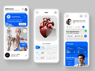 Healthcare Technology Mobile Apps app application diagnosis digital health doctor health healthy hospital medical medical app medical care medicine mobile mobile app modern monitoring ui ui ux ui app ux