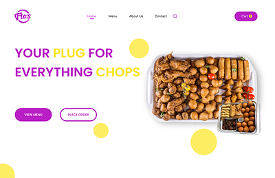 Food Brand website design