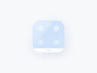 White weight scale icon app design icon illustration ios logo ui ux white scale white weight scale