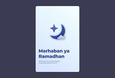 Ramadan Greeting Poster graphic design logo typography