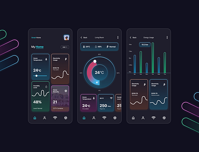 Home Manager App - Figma figma phone app ui ui design ui ux design