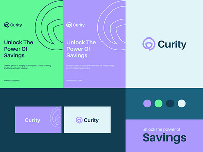 Curity - Logo Design Concept brand identity branding concept cyber security design designer portfolio finance fintech guard health logo logo designer modern money pay protect saas saving secure shield