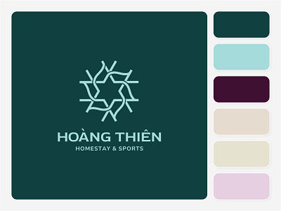 Hoàng Thiên Logo Concept #1 brand branddesign branding design graphic design homestay hospitality hotel logo logoconcept logodesign symbol vector