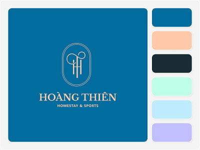 Hoàng Thiên Logo Concept #2 brand branddesign branding design graphic design homestay hospitality hotel logo logoconcept logomark logotype mark vector