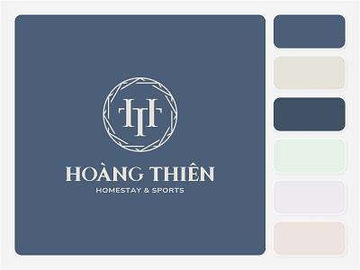 Hoàng Thiên Logo Concept #3 brand brandidentity branding design diamond elegant graphic design homestay hospitality hotel logo logoconcept logodesign luxury