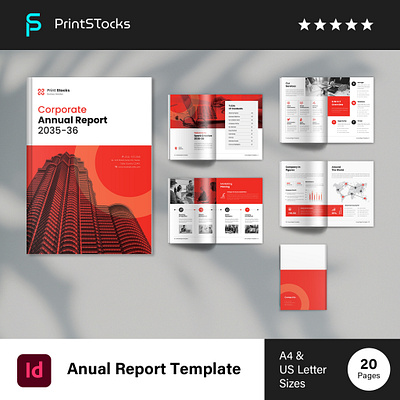 Annual Report Template annual report branding brochure template business business brochure company brochure corporate creative proposal design graphic design print template