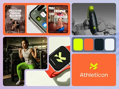 Athleticon Fitness Training Branding 2024 best motion brand brand design brand design inspiration brand identity brand value branding fitness fitness branding fitness tracker logo fitness training graphic graphic design health tracker brand logo logo design logo style motion motion graphics