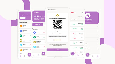 Crypto App animation app creative design crypto app crypto design crypto ui design figma figma app figma apps figma design figma designs figma ui mobbile apps mobile ui mobile ui kit ui ui kit ui kit designing uiuz