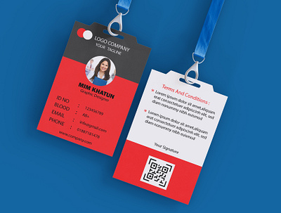 Id Card Design Mockup adobe illustrator adobe photoshop branding card cardtemplate design digitalcard id card id card design id card mockup illustration popular smart card te vector