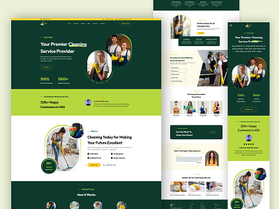 Cleaning Service Website🧤 branding cleaning services graphic design handyman services homecare homecleaningservices landing page officecleaning ui uiux user interface ux design web design website website design