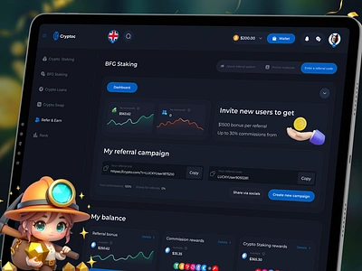 Crypto Gambling Dashboard bet betting casino game crypto crypto casino crypto gambling crypto gaming gambling gambling dashboard game gaming gaming dashborad online online casino ui ui ux web design website