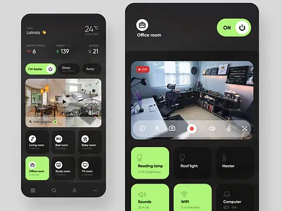 Smart Home App Concept app design figma ios lalindaranaweera melbourne mobile smarthome ui ux