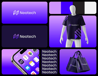 Neotech Logo & Brand Identity branding graphic design logo