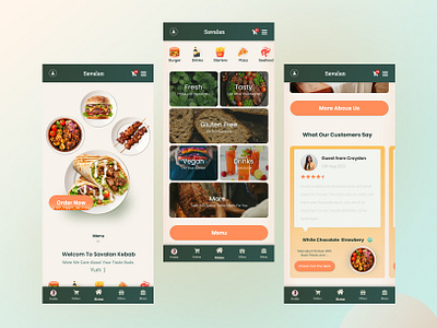 Savalan Kebab creativefoodwebsite foodappdesign foodorderingapp graphic design kebabshopdesign productdesign restaurantwebsite ui uiforrestaurants uiux uxforfood uxinspiration vfooddeliveryui webappdesign