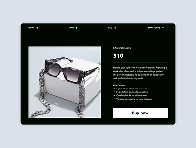 E commerce website- Product Page e commerce product page ui ui website design