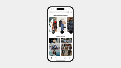 Day 69 - Trending #DailyUI app board dailyui design fashion inspiration ios lightmode trending ui ux