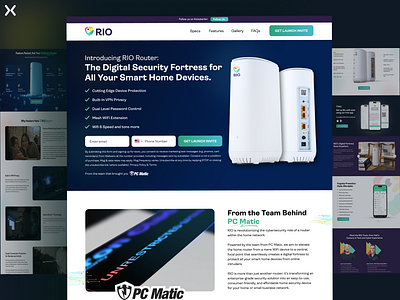 Pre-Launch Landing page branding cyber protection design dribbble shot internet security landing page design landingpage lead generation pre launch pre launch landing page product product page ui ux