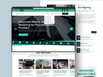 Financial Agency Website agency cleandesign corporatewebsite design figma financedesign financialwebsite landing page moderndesign professionaldesign responsivedesign typography ui uiux user exprience user inerface userexperience web design webdesign website design