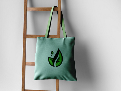 Tote Bag Mockup for recycled products by EcoLife, a concept. branding concept graphic design illustration logo print media vector